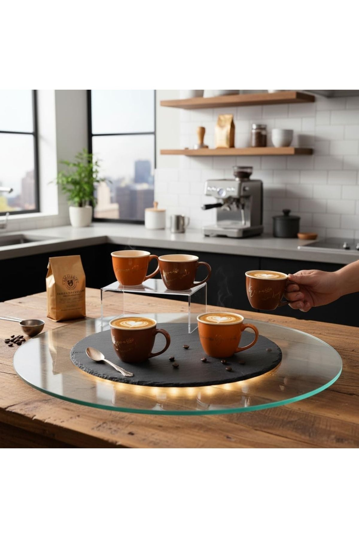 Premium Porcelian Espresso Your Day Kupa 200 ml