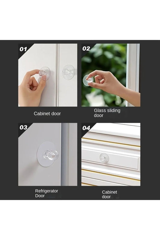 1 Adet Her Eve Lazım Çekmece Klozet Dolap Kapı Düğmesi Pratik Çok Amaçlı Ev Gereçleri