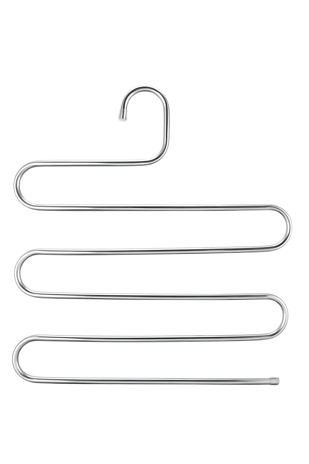 1 Adet Metal Pantolon Eşarp Askısı 5 Katlı 1 Adet Askı