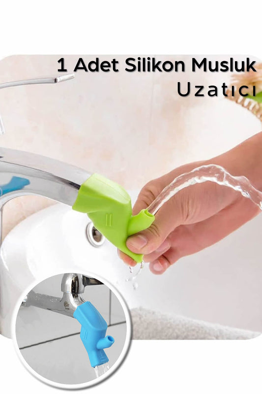 1 Adet Silikon Musluk Uzatma | Sıçramayı Önler