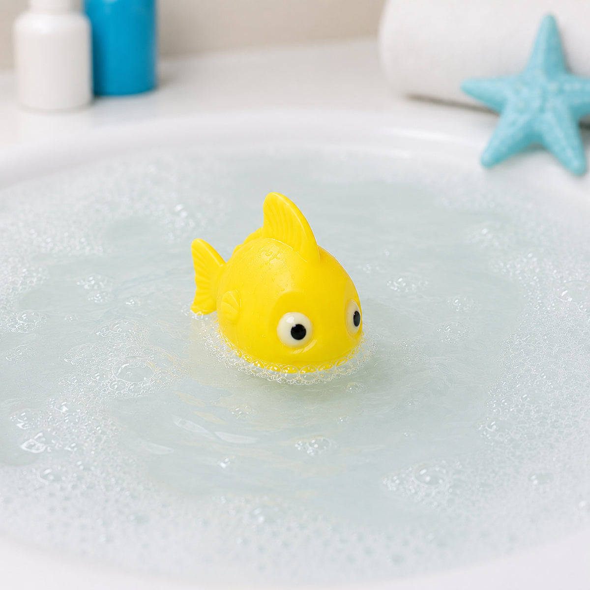2 Adet Suda Yüzen Ses Çıkaran Renkli Minik Japon Balığı Banyo Oyuncağı Bebek Çocuk Banyo Ve Havuz Oyuncak