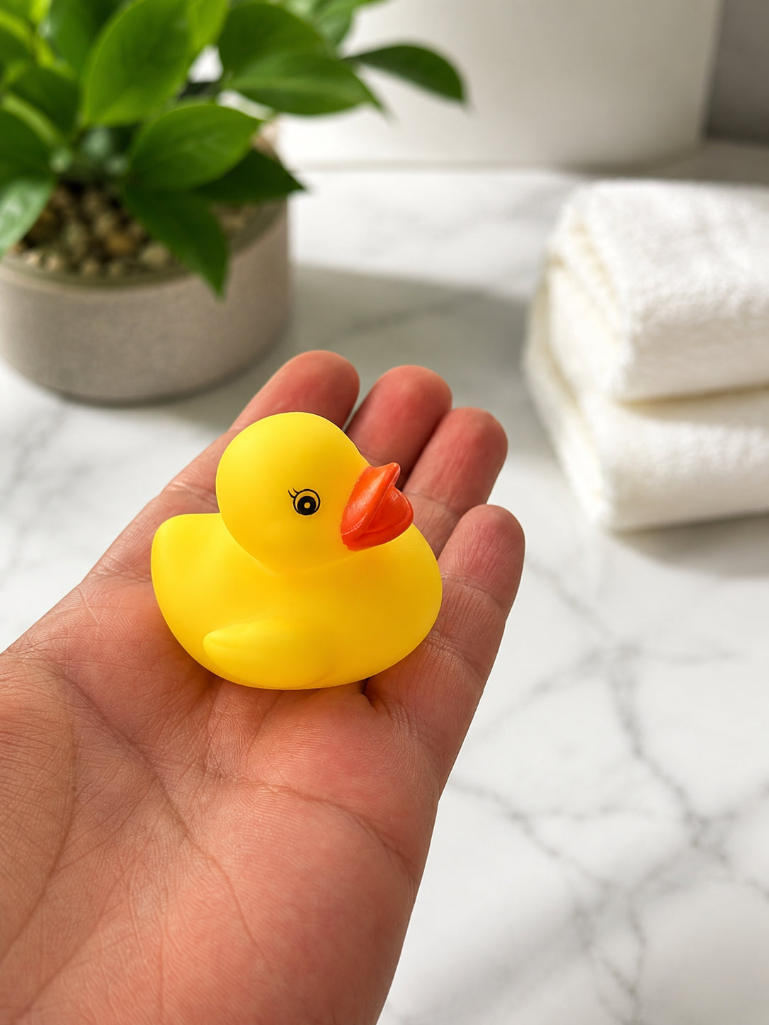 2 Adet Suda Yüzen Ses Çıkaran Vinil Minik Sarı Ördek Banyo Oyuncağı Bebek Çocuk Banyo Ve Havuz Oyuncak