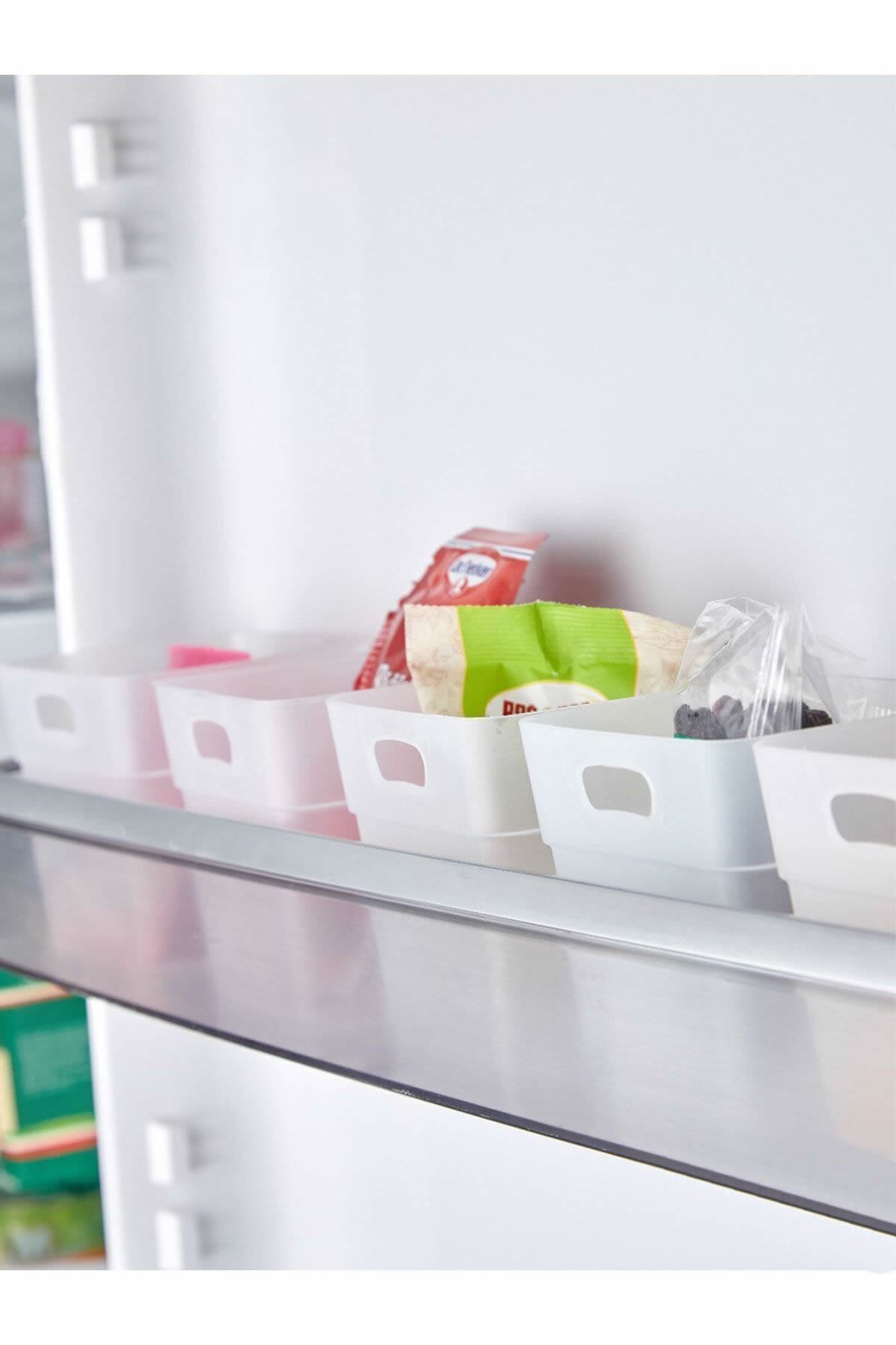 12 Adet Buzdolabı Kapak Içi Düzenleyici Organizer Buzdolabı Içi Düzenleyici Ve Banyo Organizeri