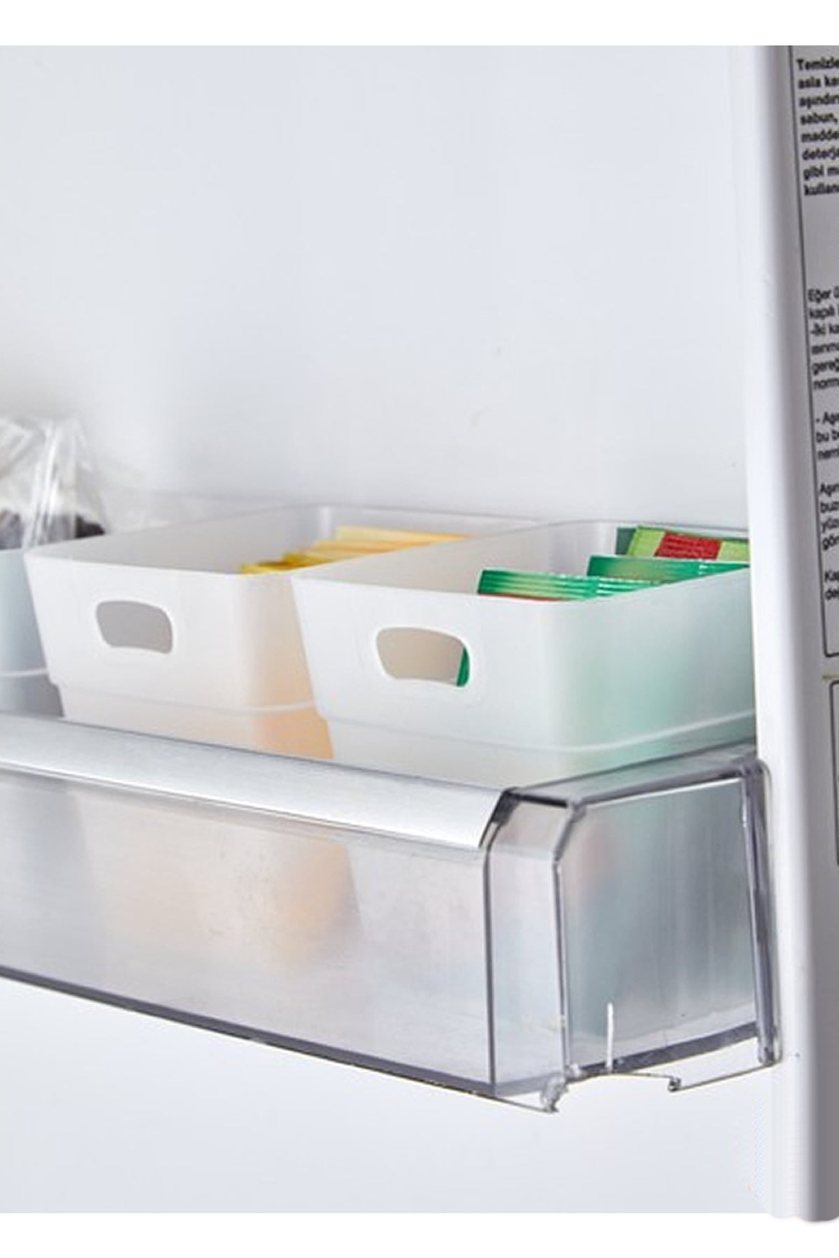 12 Adet Buzdolabı Kapak Içi Düzenleyici Organizer Buzdolabı Içi Düzenleyici Ve Banyo Organizeri