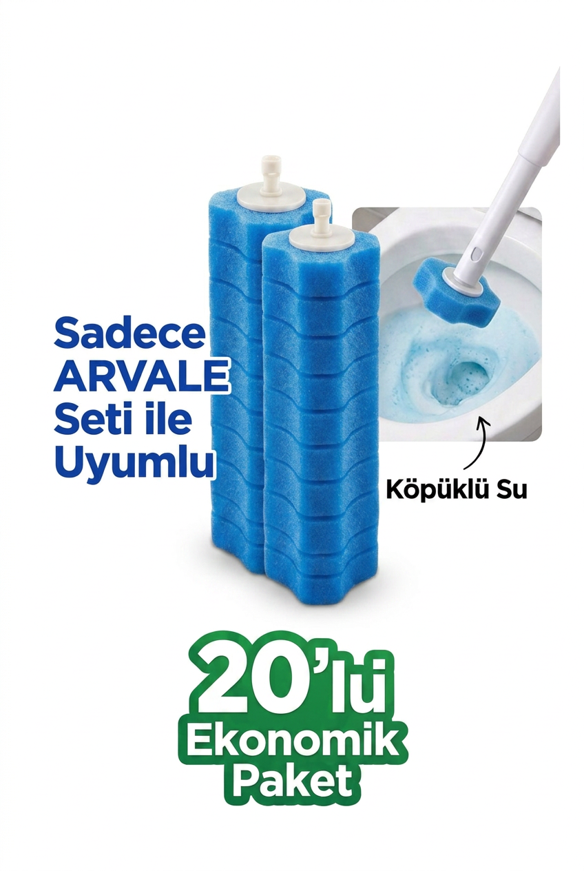 20 Adet Yedek Sünger Kullan At - ( Sadece Yedek Sünger Mekanızma Dahil Değildir)