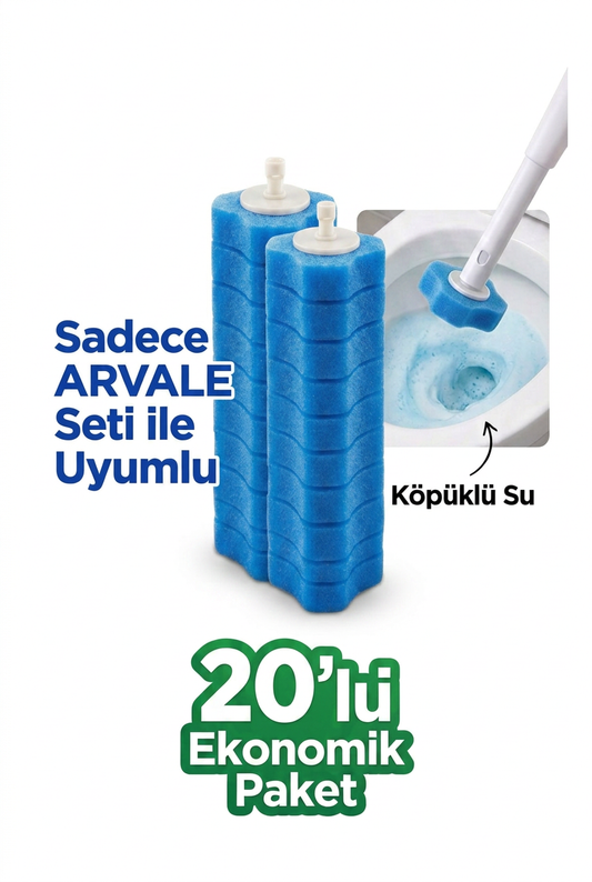 20 Adet Yedek Sünger Kullan At - ( Sadece Yedek Sünger Mekanızma Dahil Değildir)