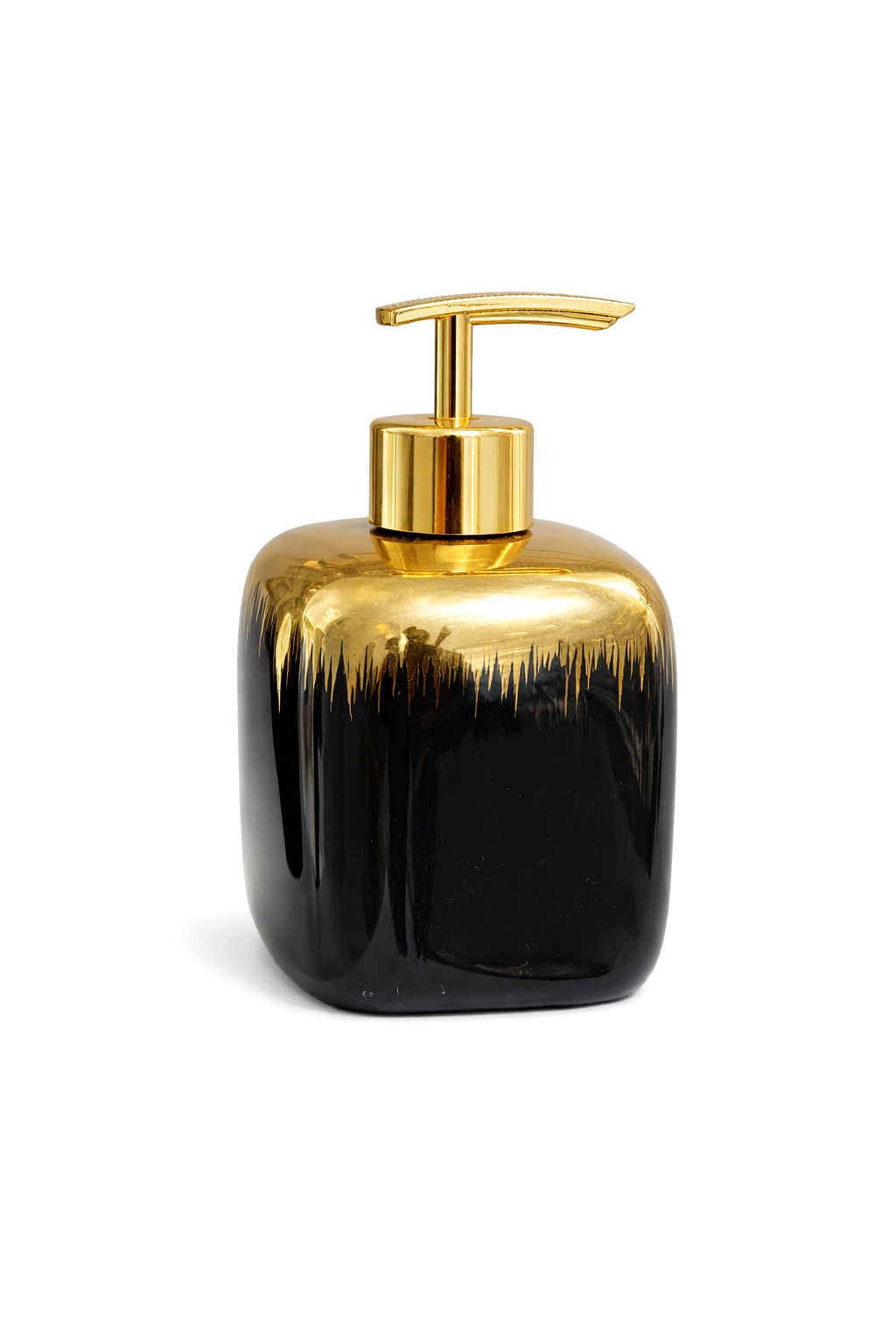 NERO Siyah Gold Sıvı Sabunluk – Lüks Banyo & Mutfak  Sabun Dispenseri
