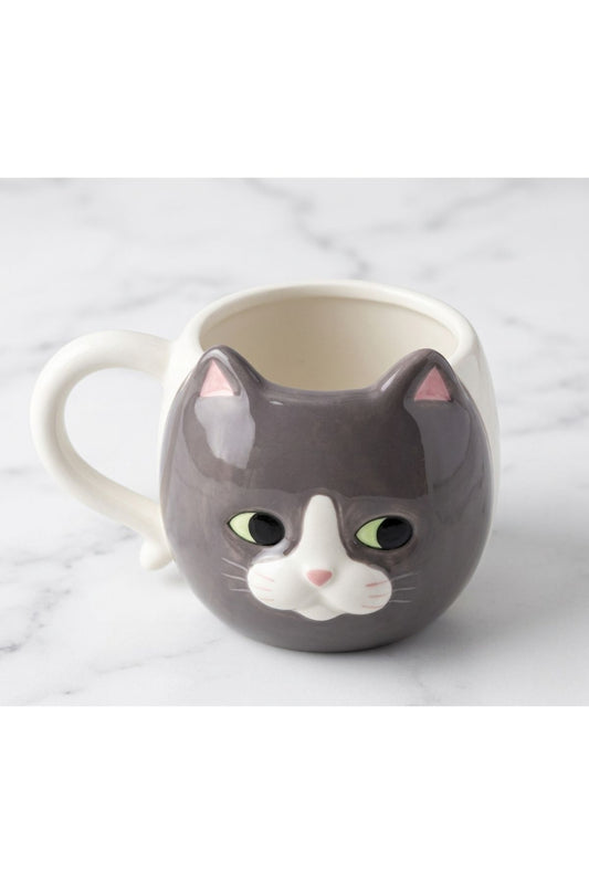 3D Kedi Figürlü Kupa 450 ml