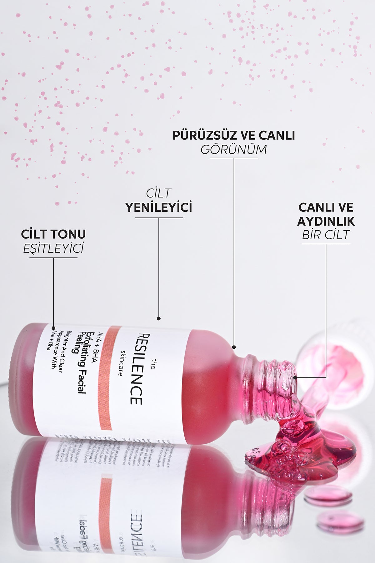 Aha & Bha Canlandırıcı & Cilt Tonu Eşitleyici Kırmızı Peeling Cilt Serumu 30 Ml (aha 10% + Bha 2)