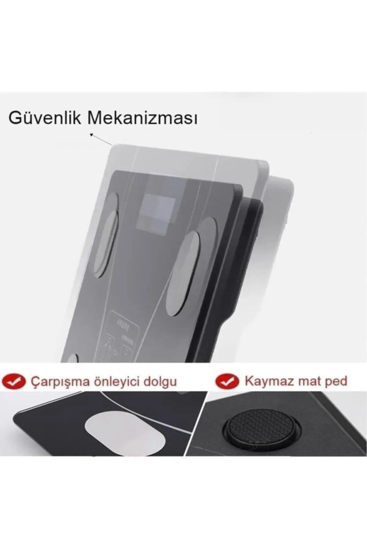 Akıllı Bluetooth Tartı | Vücut Analizli Dijital Baskül – 180 kg, LCD Ekran, Mobil Uyumlu