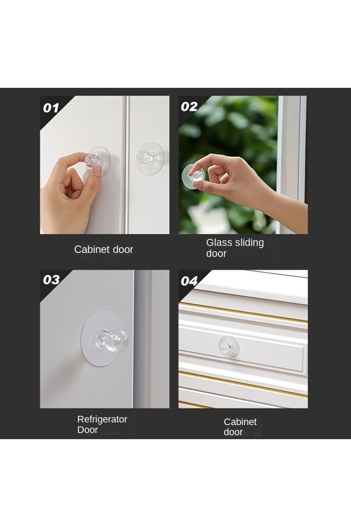 Her Eve Lazım 24 Adet Çekmece Dolap Kapı Düğmesi Pratik Çok Amaçlı Ev Gereci