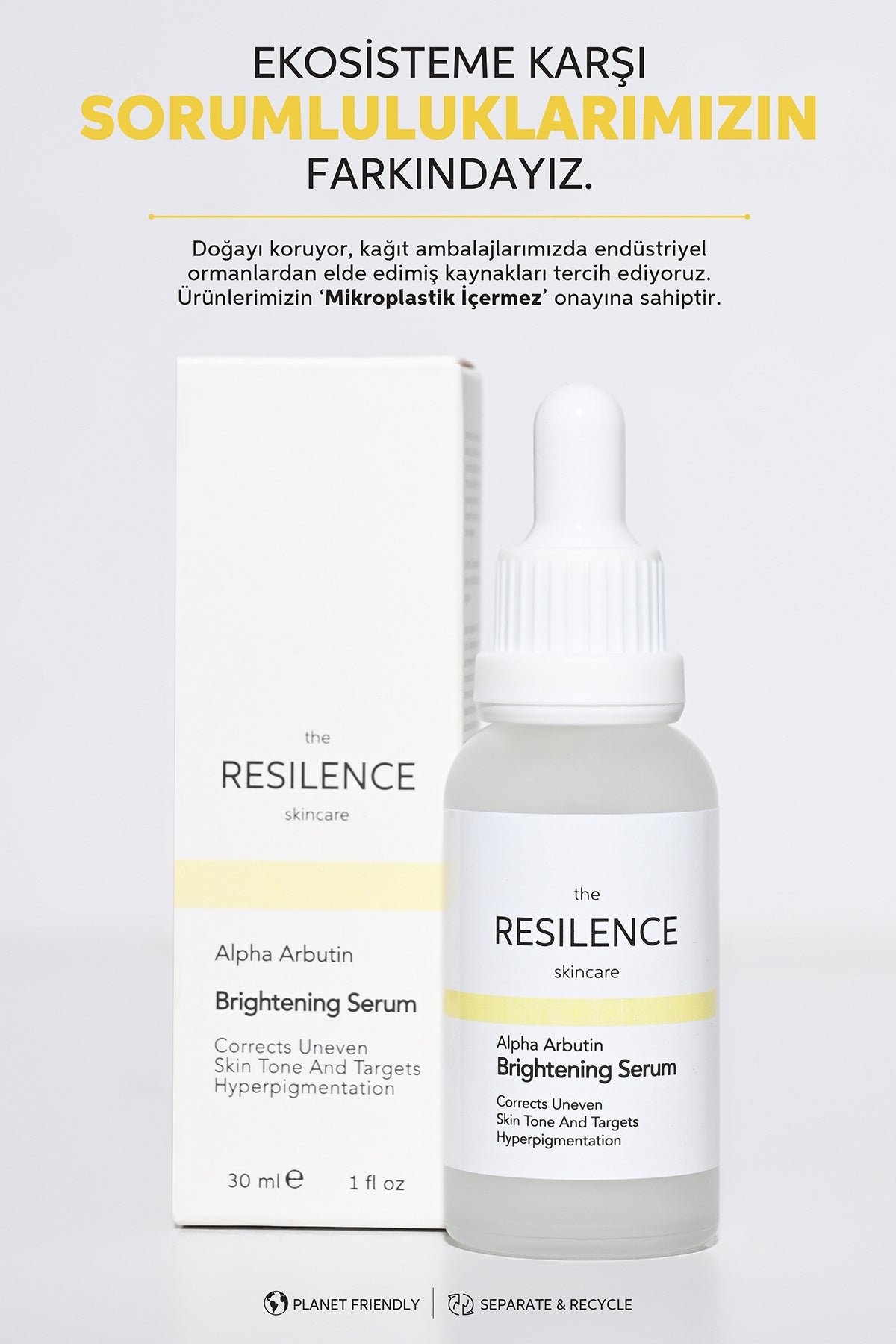 Leke Karşıtı Alpha Arbutin Cilt Bakım Serumu 30 ML Brightening Serum