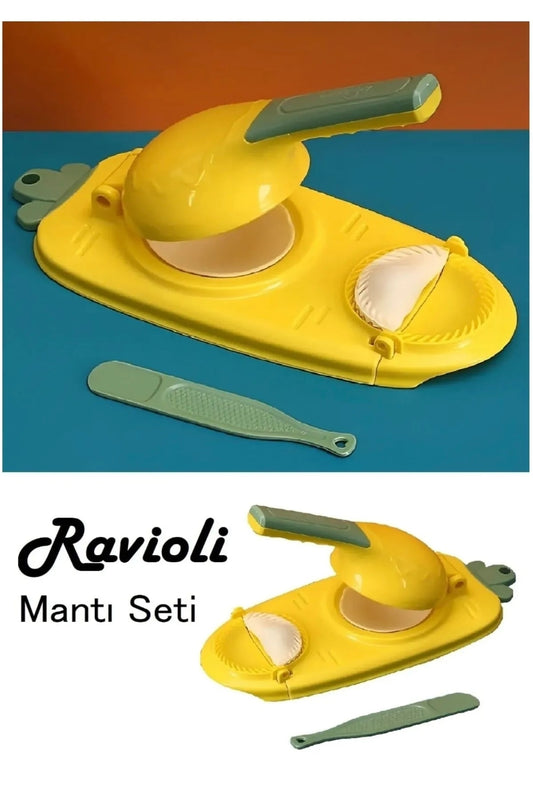 Pratik 2 1 Hamur Açıcı Hamur Presleme Mantı Börek Poğaça Hamur Açma Ve Ravioli Yapma Kalıbı