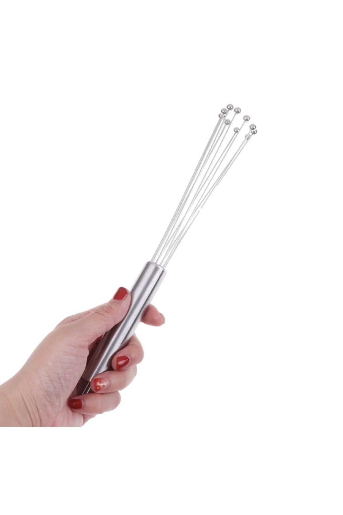 Profesyonel Paslanmaz Yumurta Kek Çırpıcı – Ergonomik Saplı Mutfak Yardımcısı - 29 cm