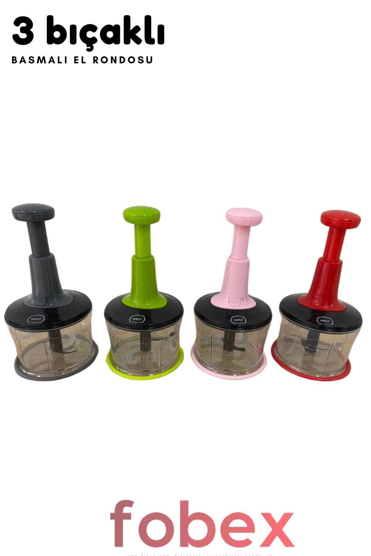 Rondo Blender Çelik Bıçaklı Basmalı El Rondosu Best