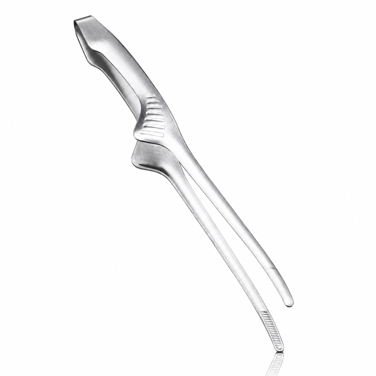 Sihirli Şef Cımbız Maşası Hijyenik - Yere Temas Etmez Kirletmez Özellikli 23 Cm - Gümüş