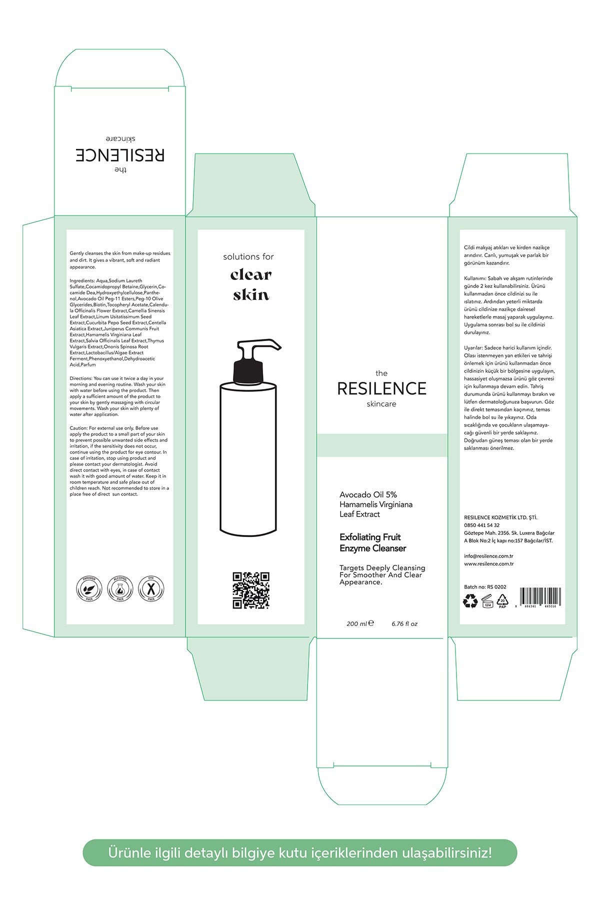 Sivilce Ve Siyah Nokta Karşıtı Yağlı Ve Karma Ciltler Için Arındırıcı Yüz Temizleme Jeli 200 Ml