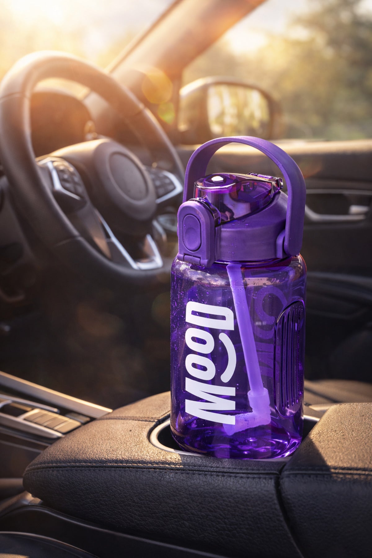 Spor Matarası Suluk - 1000 ml Pipetli , Kilitli Kapak, Su Sızdırmaz Tasarım