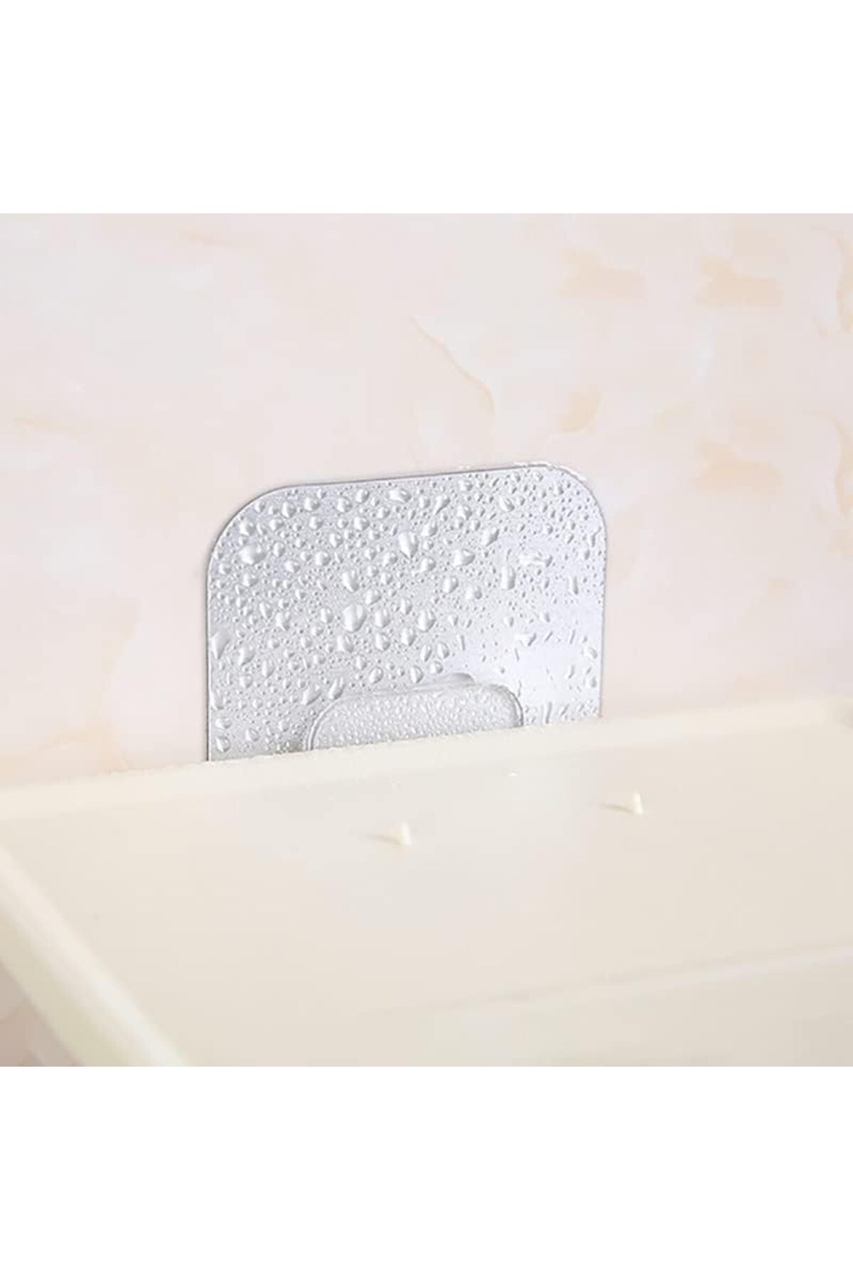 Yapışkanlı Kapaklı Tuvalet Kağıdı Askısı Banyo Tuvalet Kağıtlığı Aparatı Peçetelik Organizer Plastik