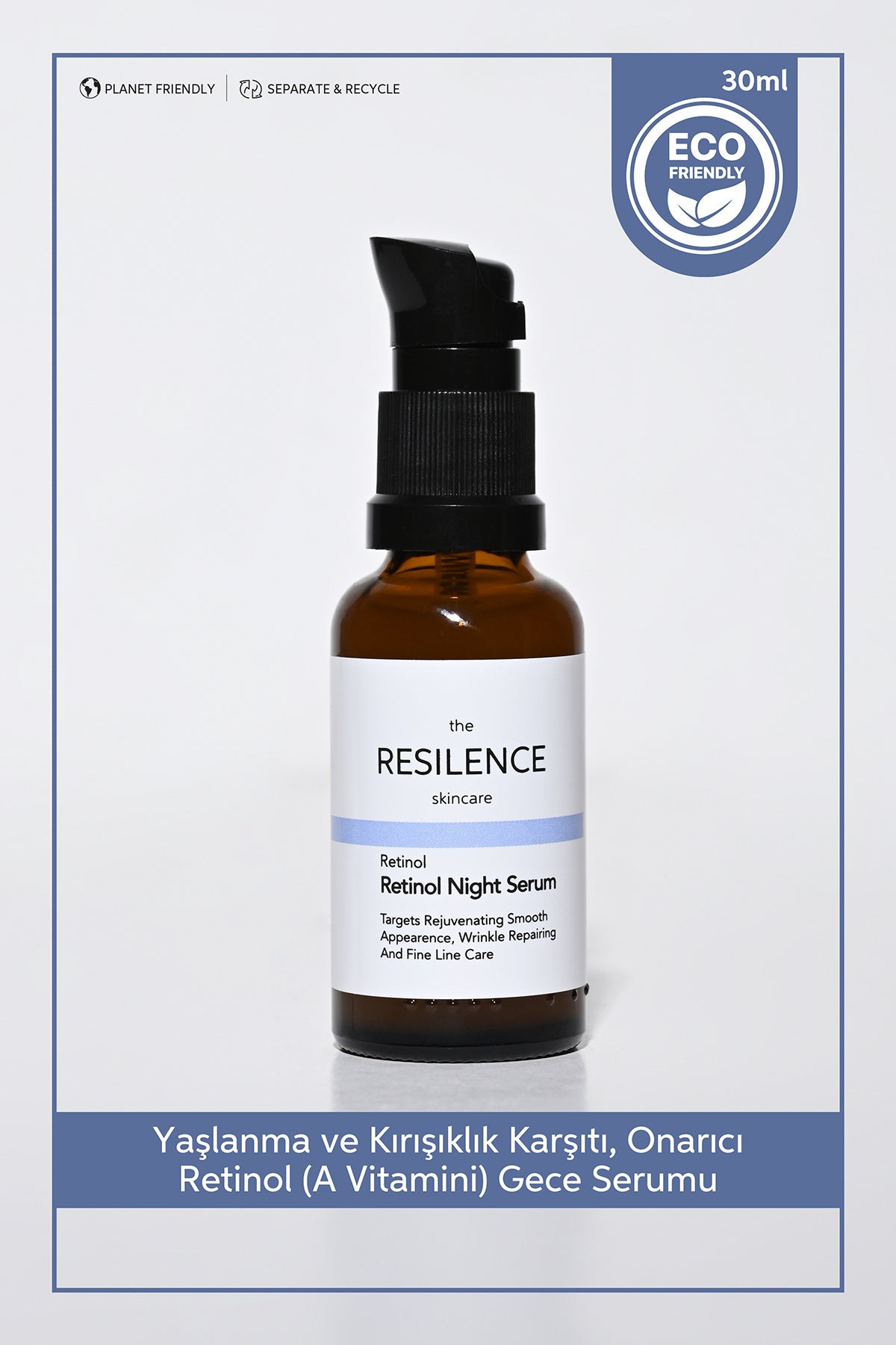 Yaşlanma Ve Kırışıklık Karşıtı Onarıcı Retinol (a Vitamini) Gece Serumu 30 Ml