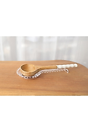 Bade Boncuklu Kaşıklık Tezgah Üstü Kirli Kepçe Kaşık Altlığı