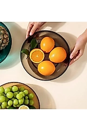 1 Adet First Class 28 Cm Sunum Kasesi Meyvelik Salata Kasesi Masa Üstü Sunumluk Meyve Kasesi