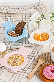 Ayı Şeklinde Handmade Seramik Servis Sunum Kasesi ve Tabağı Servis Sunum İkramlık - 1 ADET