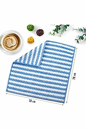 1 Adet Mikrofiber Bez 28x30, Süper Emici Mercan Polar Kumaş, Koku Yapmaz, Nem ve Bakteri Önler Çeyiz