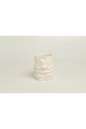 Tiki Kokteyl Ve Meşrubat Bardağı Kulplu 350 ml Beyaz Kupa B1