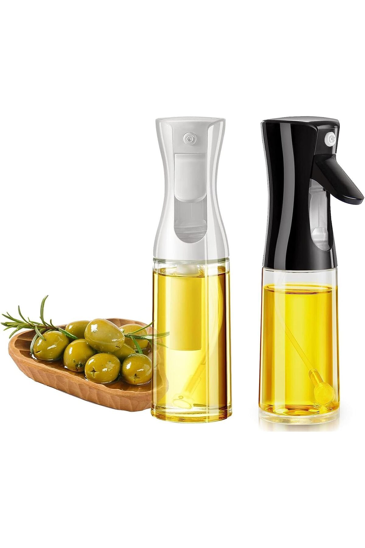 Sprey Yağdanlık Cam Şişe Yağ Püskürtücü 225 ml Airfryer Kızartma Izgara Salata İçin Yağlık
